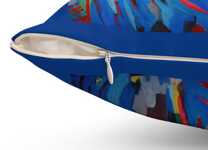 A Mulher by Amadeo de Souza-Carosa Spun Polyester Square Pillow