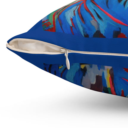 A Mulher by Amadeo de Souza-Carosa Spun Polyester Square Pillow