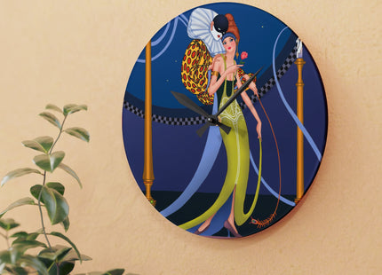 Smoke and Secrets Acrylic Wall Clock