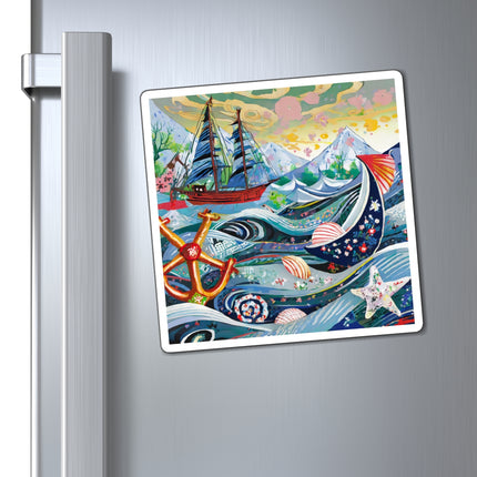 Nautical Patterns Magnets (3 Sizes)