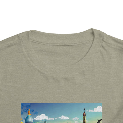 Crab Architect Toddler Short Sleeve Tee