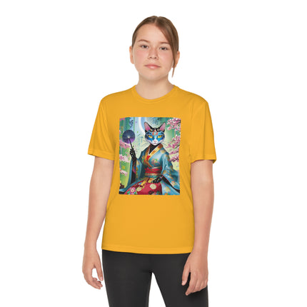 Cyberpunk Geisha Youth Competitor Tee