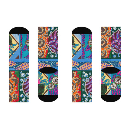 Floral Design by Emile-Alain Séguy Cushioned Crew Socks