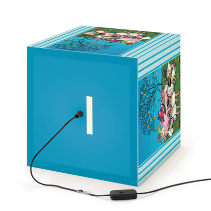 Enchanted Easter Gathering Light Cube Lamp