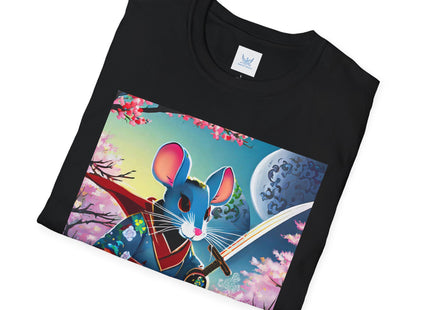 Cyber Samurai Rat Softstyle T-Shirt