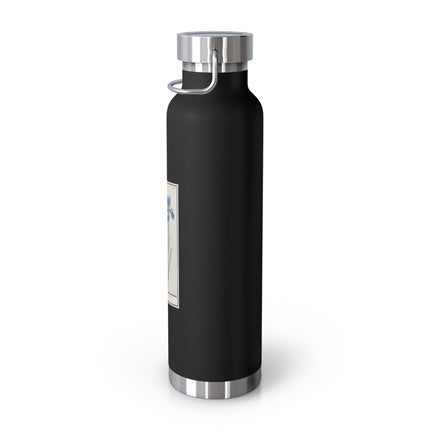 Iris, Iris sibirica by Anselmus Boëtius de Boodt Copper Vacuum Insulated Bottle, 22oz