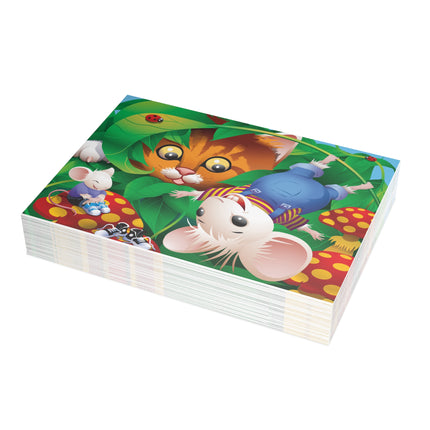Whimsical Adventure Greeting Cards (1, 10, 30, and 50pcs)