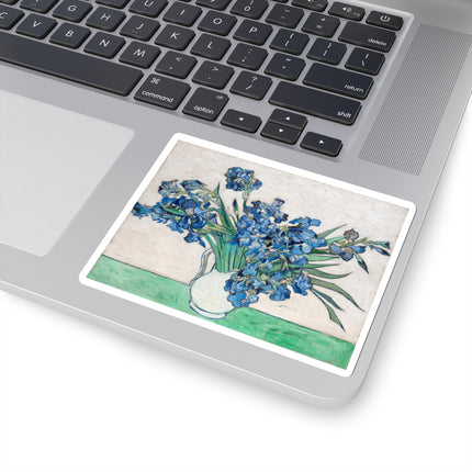 Irises by Vincent Van Gogh Kiss-Cut Stickers (4 Sizes)