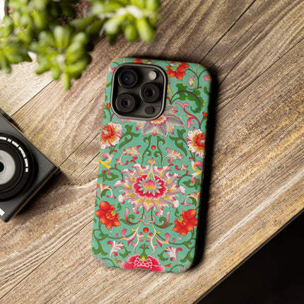 Colorful Floral Pattern by Owen Jones Phone Cases