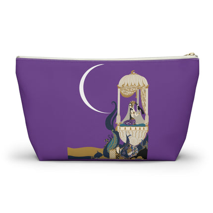 Moonlit Reverie Pavilion Cosmetic Bag – Art Deco Elegance & Mystical Serenity