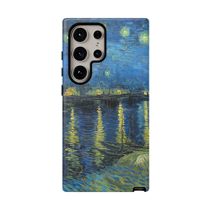 Starry Night Over the Rhone by Vincent Van Gogh Phone Cases