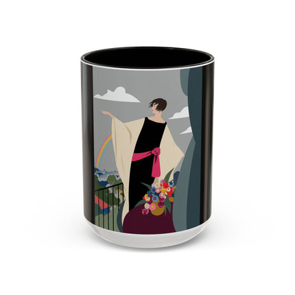 Rainbow Reverie Colorful Mugs – Elegant Renewal & Serene Beauty