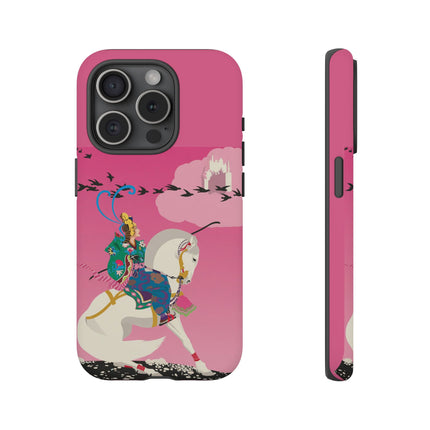 Samurai Princess on the White Steed Phone Case – Epic Grace & Mythic Power