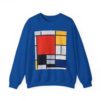 Composition with Red, Yellow, Blue, and Black by Piet Mondrian Heavy Blend™ Crewneck Sweatshirt