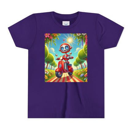 The Traveling Robot Youth Short Sleeve Tee