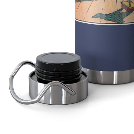 Mischievous Mice on Wheels Copper Vacuum Insulated Bottle, 22 oz