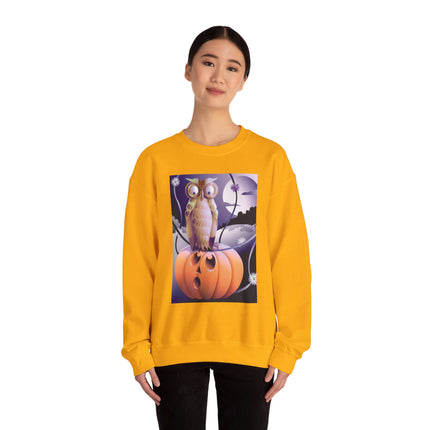 The Startled Pumpkin Unisex Heavy Blend™ Crewneck Sweatshirt