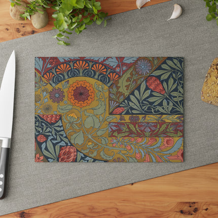 The Plant in Art and Industry Plate 068 by Anton Seder Glass Cutting Board