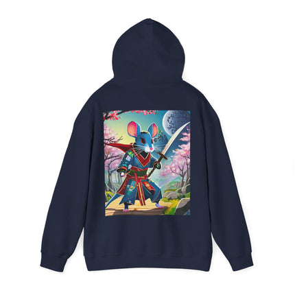 Cyber Samurai Rat – Heavy Blend™ Hooded Sweatshirt