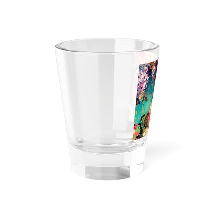 Golden Wisteria Symphony Shot Glass, 1.5oz