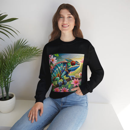 Camouflage Chameleon Unisex Heavy Blend™ Crewneck Sweatshirt