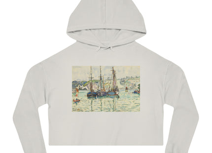 Le Trieux Paul Signac Women’s Cropped Hooded Sweatshirt