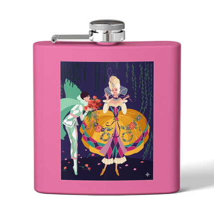 Enchanted Courtship Flask – Whimsical Elegance & Floral Romance