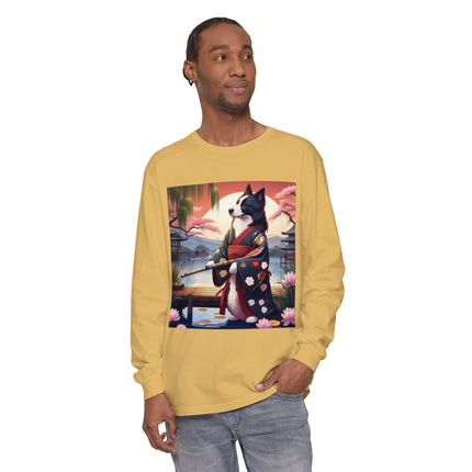 Border Collie Warrior Long Sleeve T-Shirt