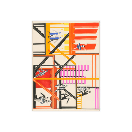 Maquettes de Théatre 4 by Alexandra Exter Ceramic Tile