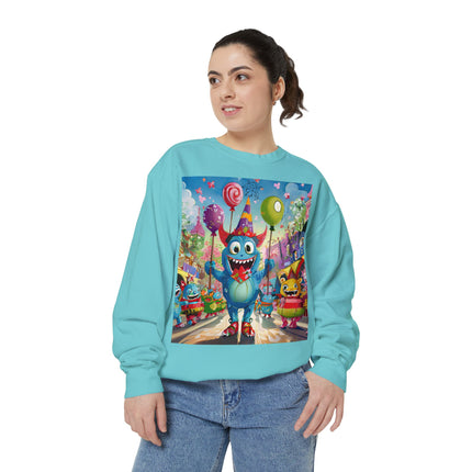Monster Parade Madness Unisex Garment-Dyed Sweatshirt