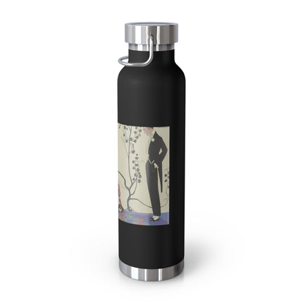 Le Grand Décolletage by George Barbier Copper Vacuum Insulated Bottle, 22oz