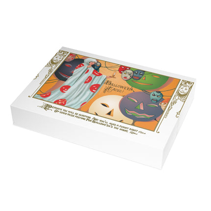 Hauntingly Chic – Halloween Glamour & Masks Greeting Cards (1, 10, 30, and 50pcs)