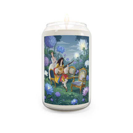 🎶🌸 The Garden Serenade Scented Soy Candle – Art Deco Floral Romance