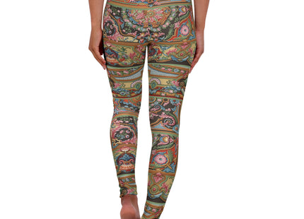 L'Ornement Polychrome by Albert Racine High Waisted Yoga Leggings (AOP)