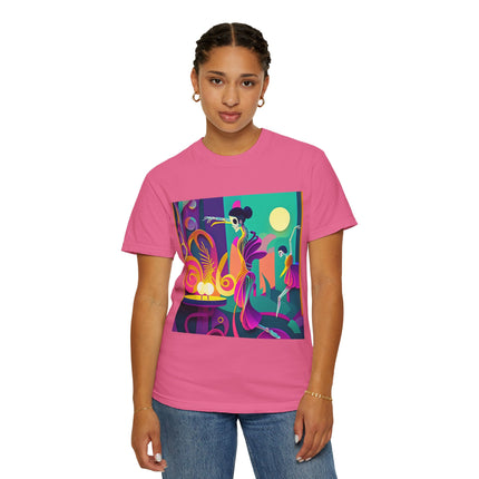 Dance of the Skeleton Ballerinas Unisex Garment-Dyed T-shirt