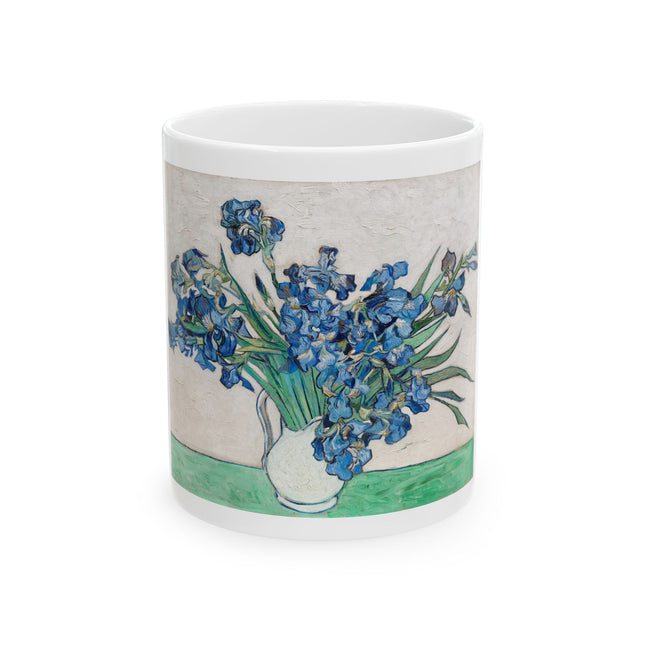 Irises by Vincent Van Gogh Ceramic Mug (11oz, 15oz)