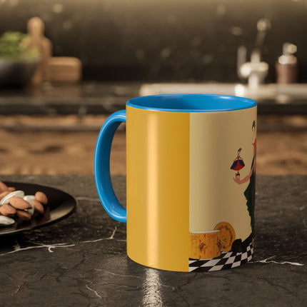 The Marionette Colorful Mugs – Theatrical Glamour & Cabaret Elegance