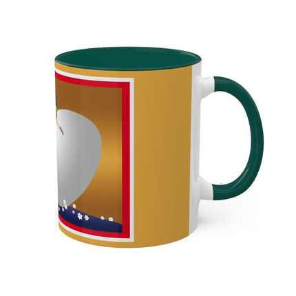 Crack-Up Comedy: The Great Egg Duel Colorful Mugs, 11oz