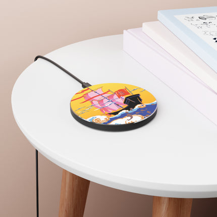 Golden Seas and Whimsical Dreams Wireless Charger