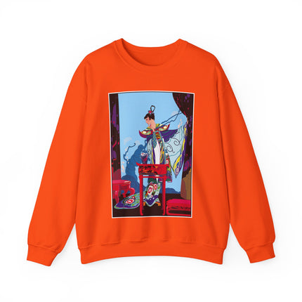 A Visual Journey by Umberto Brunelleschi Women's Heavy Blend™ Crewneck Sweatshirt