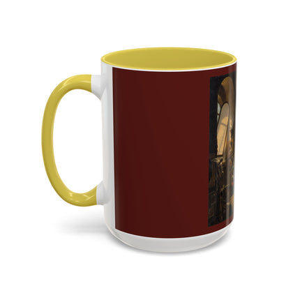 Raphael and his Muse in the Atelier by Vincenzo Abbati Colorful Mugs (11oz, 15oz)