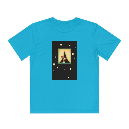 Playful Paws Youth Competitor Tee – Vintage Charm & Curious Adventure