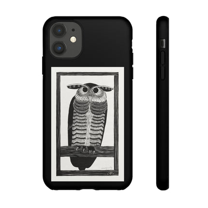 Horned Owl by Samuel Jessurun de Mesquita Phone Cases