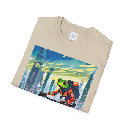 Cyberpunk Frog Softstyle T-Shirt