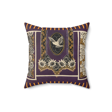 La décoration moderne dans le textile Pl. 17 by Gaston Charlet Spun Polyester Square Pillow