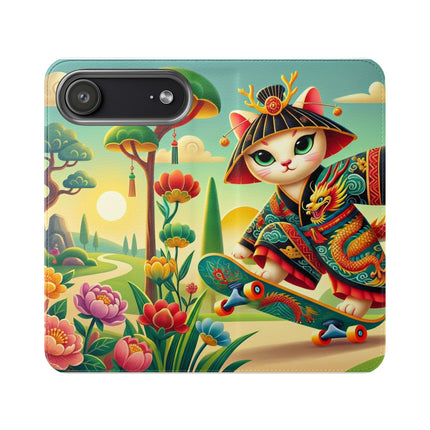 🛹🐉 Dragon Dance on Wheels Flip Case – Bold Adventure & Dynamic Grace