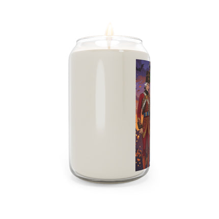 🎃💙 The Pumpkin Lantern Courtship Scented Soy Candle – Romantic Halloween Elegance