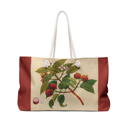 Album of watercolors of Asian fruits and flowers Pl.17 by Anonymous Weekender Bag
