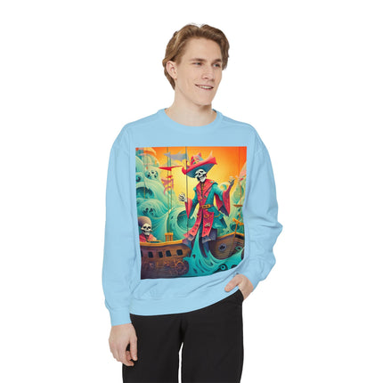 Skeleton Crew of the Misty Seas Unisex Garment-Dyed Sweatshirt
