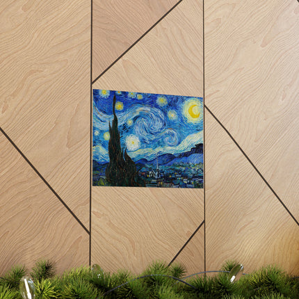 The Starry Night by Vincent Van Gogh Matte Horizontal Posters